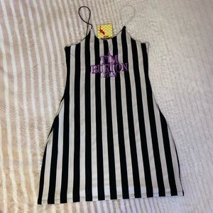 Beetlejuice Striped Tank mini Dress